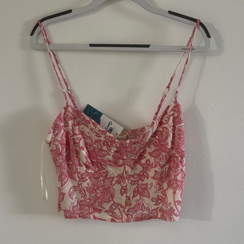 Floral Pink Camisole Top